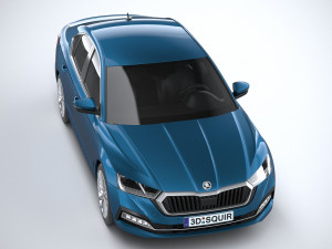 Skoda Octavia Sedan 2020 3Dモデル