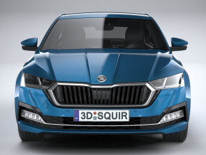 Skoda Octavia Sedan 2020 3Dモデル
