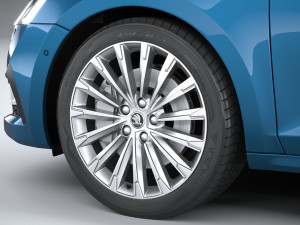 Skoda Octavia Sedan 2020 3Dモデル