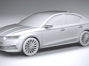Skoda Octavia Sedan 2020 3Dモデル