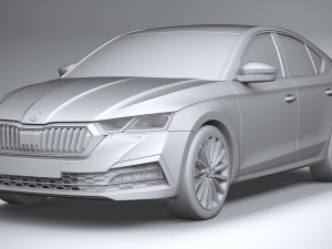 Skoda Octavia Sedan 2020 3Dモデル