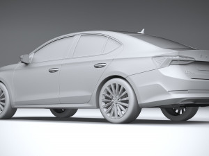 Skoda Octavia Sedan 2020 3Dモデル