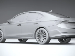 Skoda Octavia Sedan 2020 3D Model