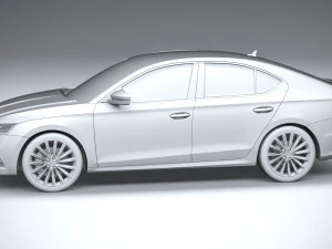 Skoda Octavia Sedan 2020 3D Model