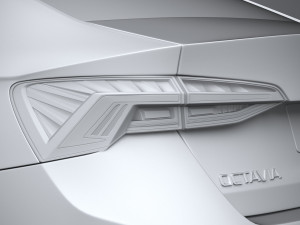 Skoda Octavia Sedan 2020 3Dモデル