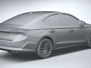Skoda Octavia Sedan 2020 3Dモデル