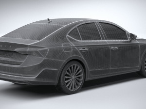 Skoda Octavia Sedan 2020 3Dモデル