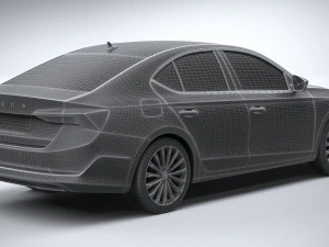 Skoda Octavia Sedan 2020 3D Model