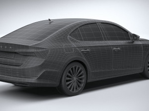 Skoda Octavia Sedan 2020 3Dモデル