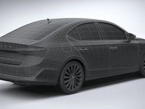 Skoda Octavia Sedan 2020 3D Model