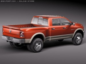 Dodge Ram 3500 HD 2011 Modelo 3D
