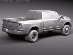 Dodge Ram 3500 HD 2011 Modelo 3D