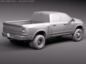 Dodge Ram 3500 HD 2011 3D Model