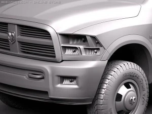 Dodge Ram 3500 HD 2011 3D Model