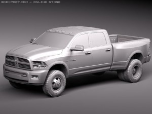 Dodge Ram 3500 HD 2011 Modelo 3D