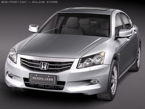 Honda Accord 2011 USA Modelo 3D