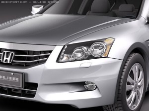 Honda Accord 2011 USA Modelo 3D
