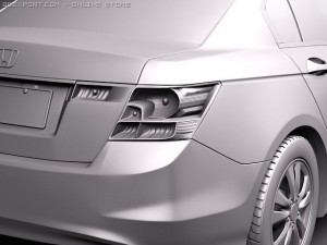 Honda Accord 2011 USA Modelo 3D