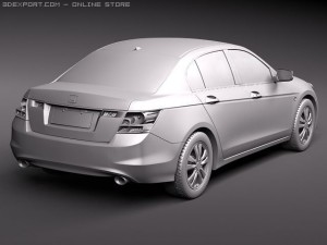 Honda Accord 2011 USA Modelo 3D