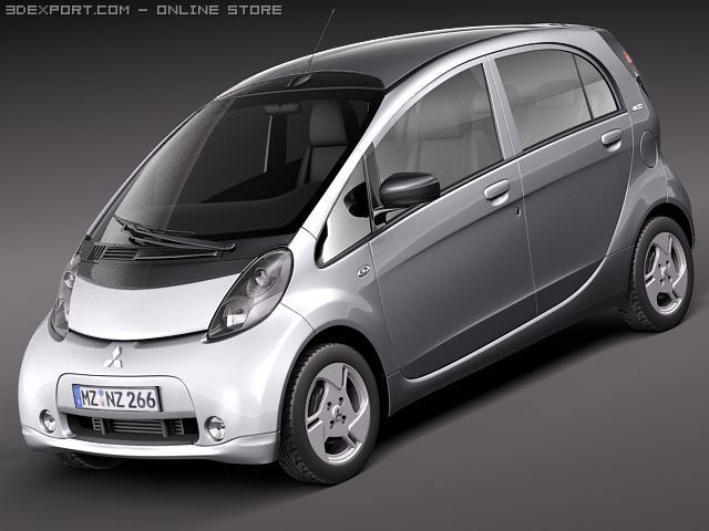 Mitsubishi Imiev Model 3D .c4d .max .obj .3ds .fbx .stl .blend 