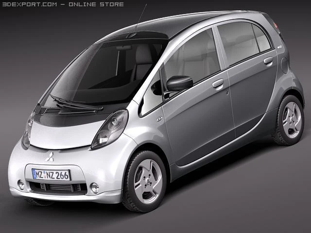 Mitsubishi Imiev 3D Model .c4d .max .obj .3ds .fbx .stl .blend 