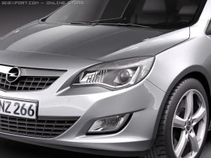 Opel Astra Touring 2012 3D Model