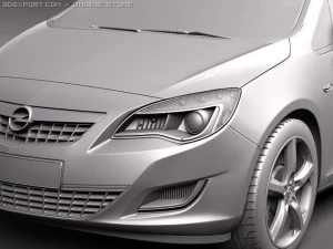 Opel Astra Touring 2012 3D Model