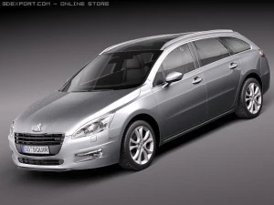 Peugeot 508 SW 3D Modell