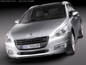 Peugeot 508 SW 3D Model