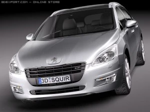 Peugeot 508 SW 3D Model