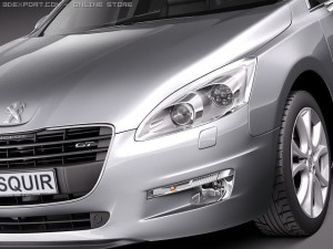 Peugeot 508 SW 3D Model