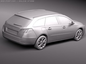 Peugeot 508 SW 3D Model