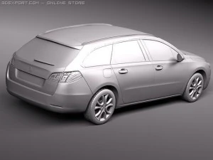 Peugeot 508 SW 3D Model