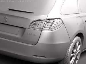 Peugeot 508 SW 3D Model