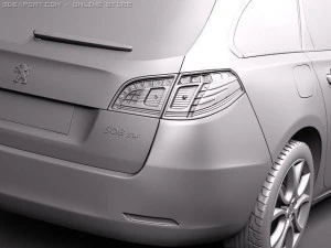 Peugeot 508 SW 3D Model