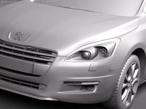 Peugeot 508 SW 3D Model