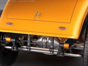 F1934 3-window coupe hot rod 3D Model