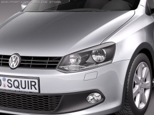 Volkswagen Polo Sedan 2011 3D Model