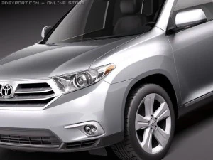 Toyota Highlander 2011 3D Model