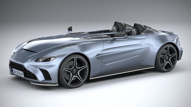 Aston Martin V12 Speedster 2021 3D Model .c4d .max .obj .3ds .fbx .stl .blend 