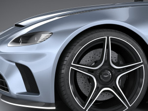 Aston Martin V12 Speedster 2021 3D Model