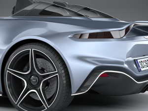 Aston Martin V12 Speedster 2021 3D Model