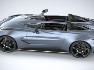 Aston Martin V12 Speedster 2021 3D Model