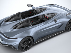 Aston Martin V12 Speedster 2021 3D Model