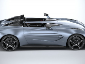 Aston Martin V12 Speedster 2021 3D Model