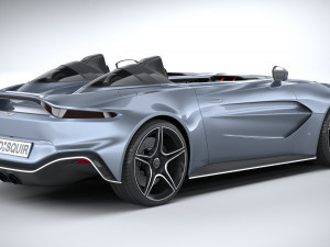 Aston Martin V12 Speedster 2021 3D Model