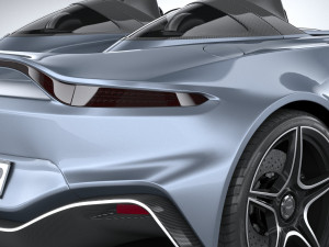 Aston Martin V12 Speedster 2021 3D Model