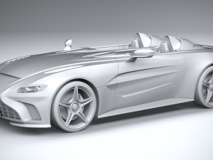 Aston Martin V12 Speedster 2021 3D Model