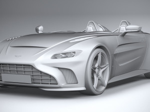 Aston Martin V12 Speedster 2021 3D Model