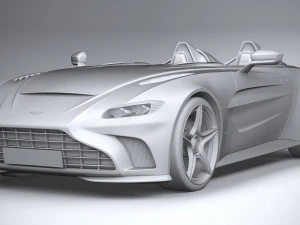 Aston Martin V12 Speedster 2021 3D Model